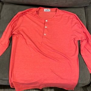 Mizzen & Main Trim Fit stretch Long Sleeve Henley